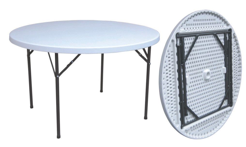 Tavolo tondo in hdpe diam.cm.180