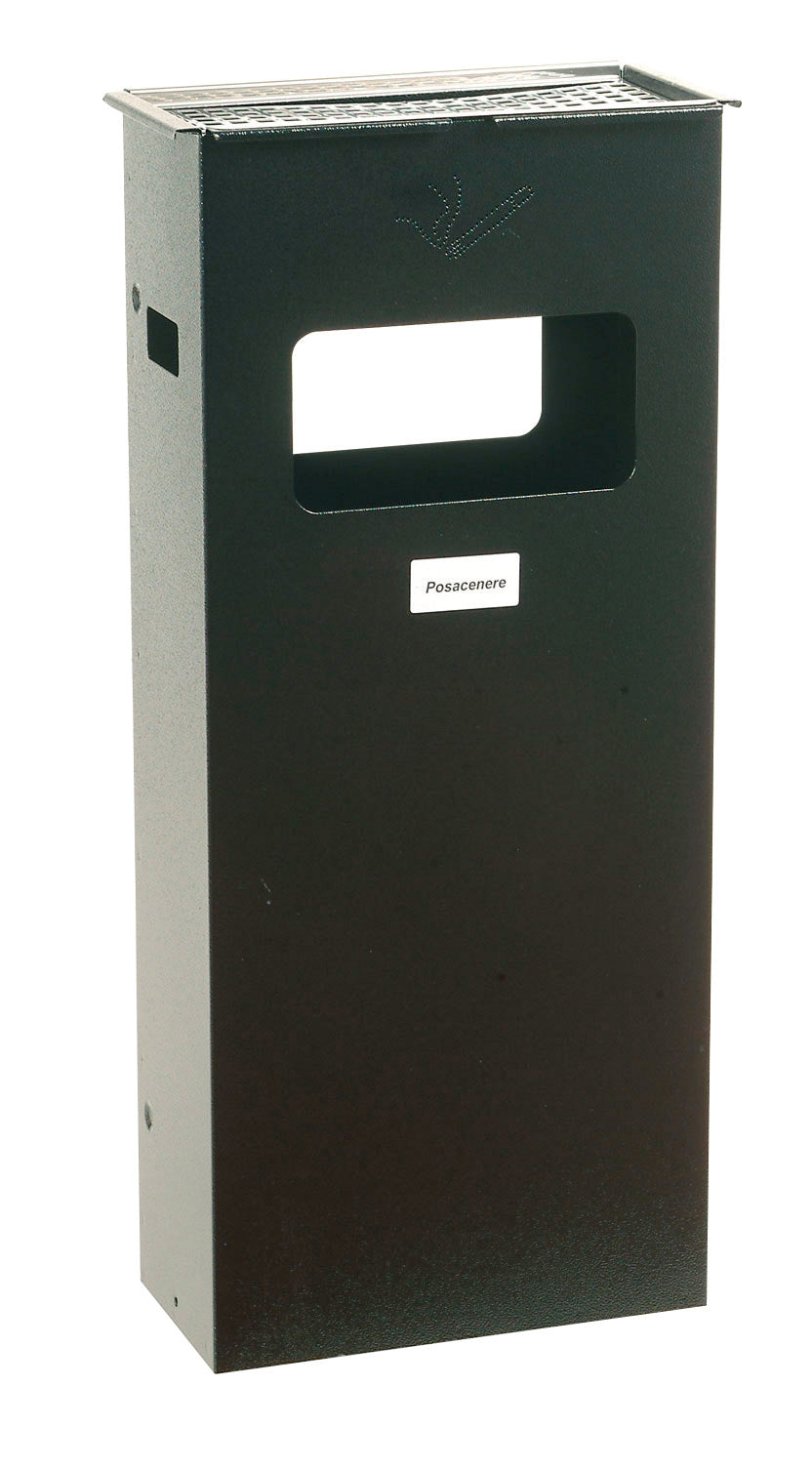 Posacenere e gettacarte x esterno cm.30x15x70