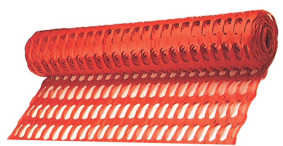 Rete da cantiere h 1,0x50 m 150 gr/m2 arancio