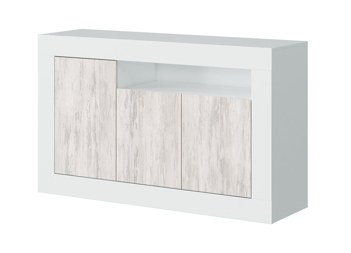 Kit credenza 3 ante baltik 144x42xh87 cm