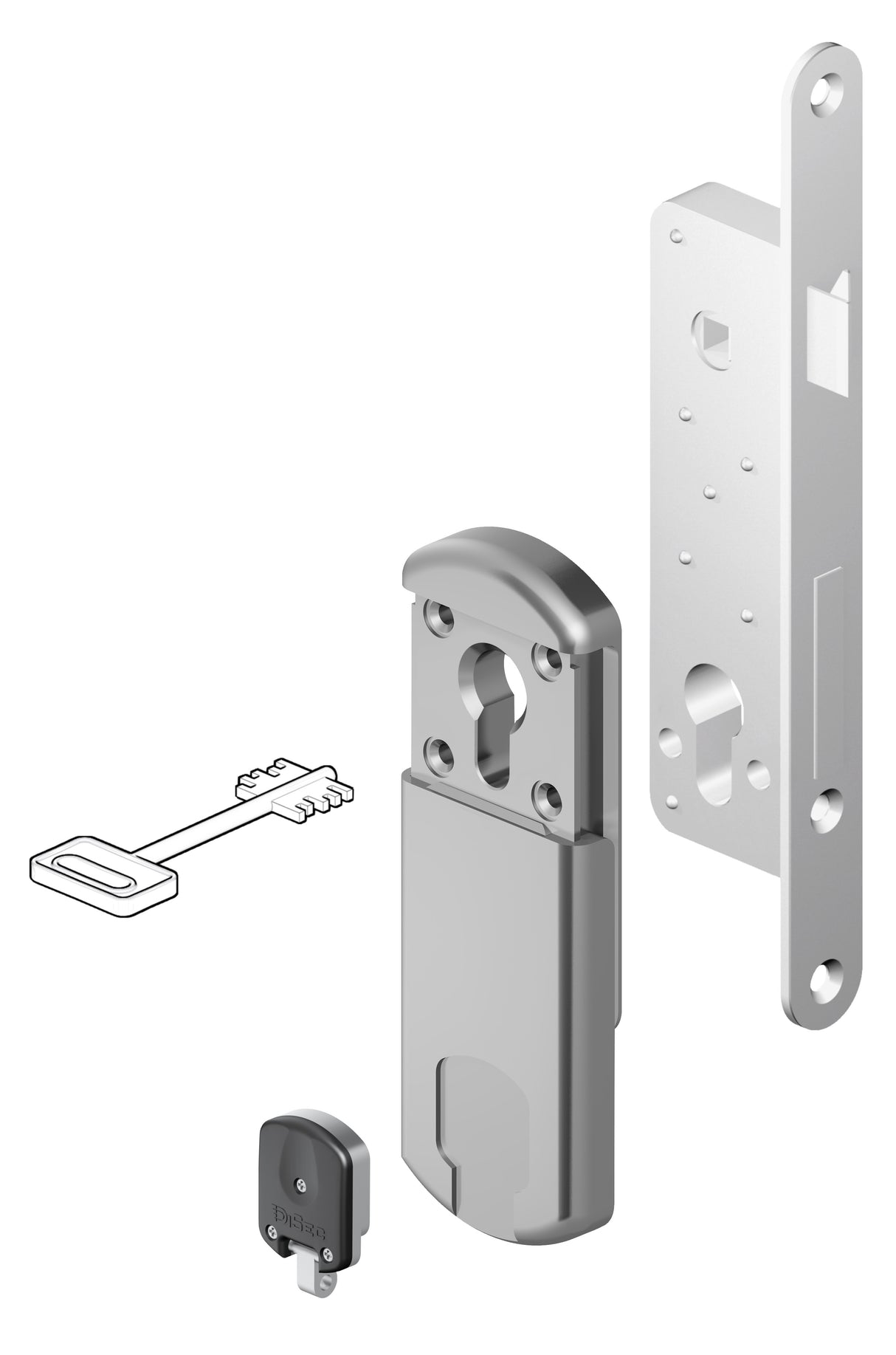 Protector magnetico mg 310 cilindro cromo sat