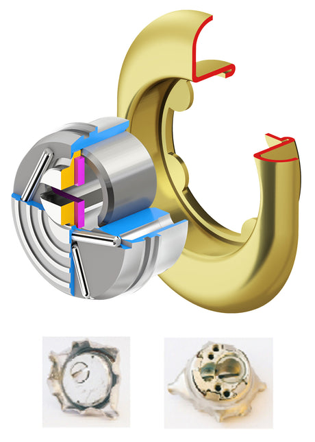 Protector monolito bd 200 acciaio ottone o l pvd