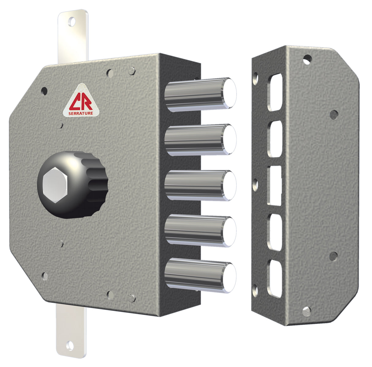 C.r. 3200 serratura sicurezza c/pomolo dx s/aste