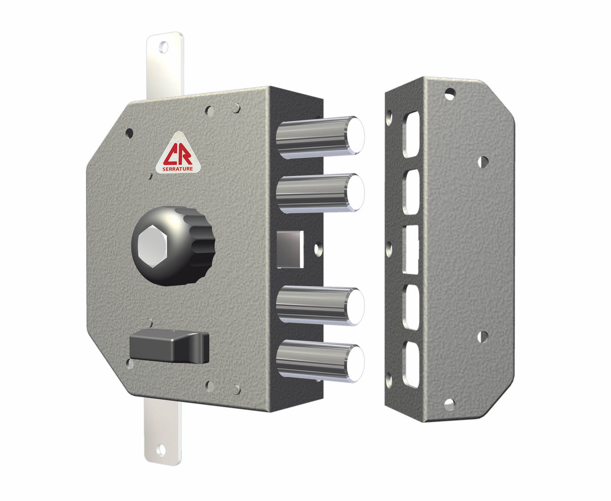 C.r. 3250 serratura sicurezza c/pomolo dx s/aste