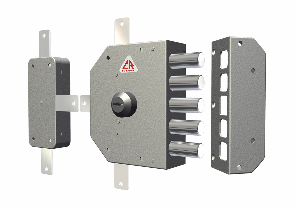 C.r. 3300 serratura sicurezza c/chiave dx s/aste