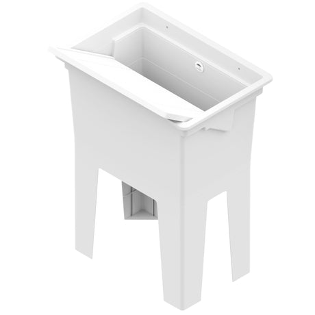 Lavatoio resina monoblocco cm.59x41