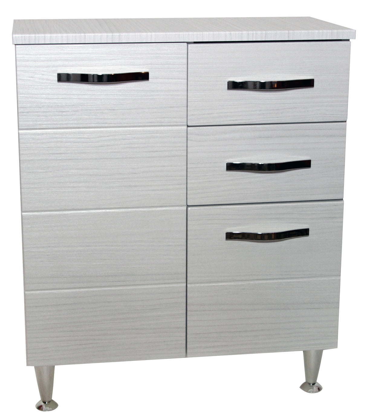 Base antonella 2 ante + 2 cassetti 80 bco portuna