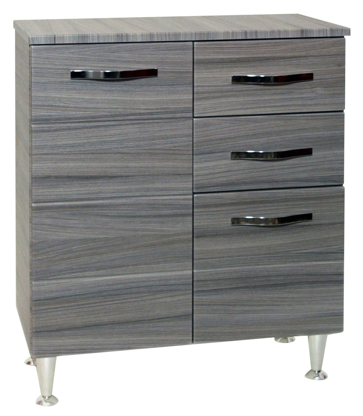 Base antonella 2 ante + 2 cassetti 80 palissandro