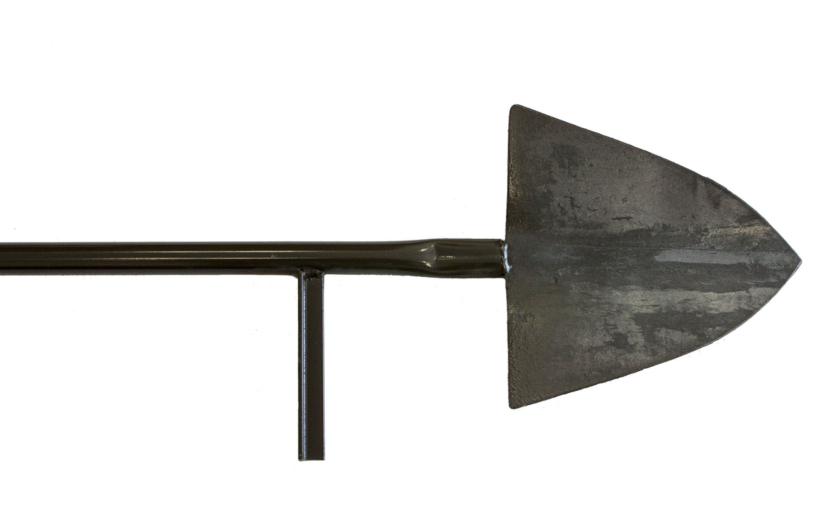 Vanga forgiata a punta manico ferro