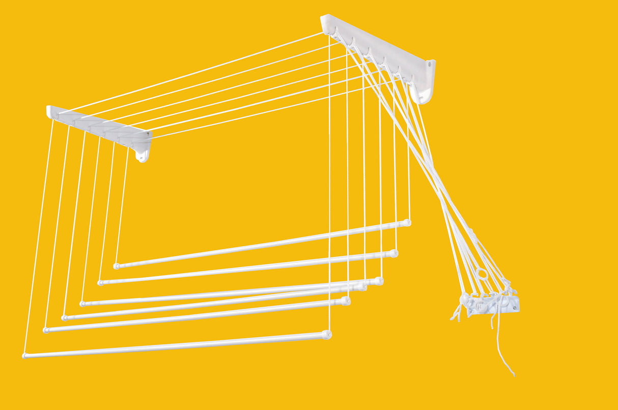 Stendibiancheria saliscendi resina 120 cm