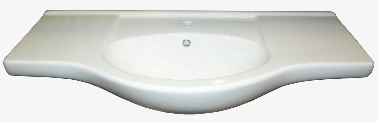 Lavabo in ceramica  cm.105 per mobile eva