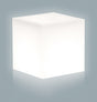 Vaso home light cube 40x40xh41 cm bianco