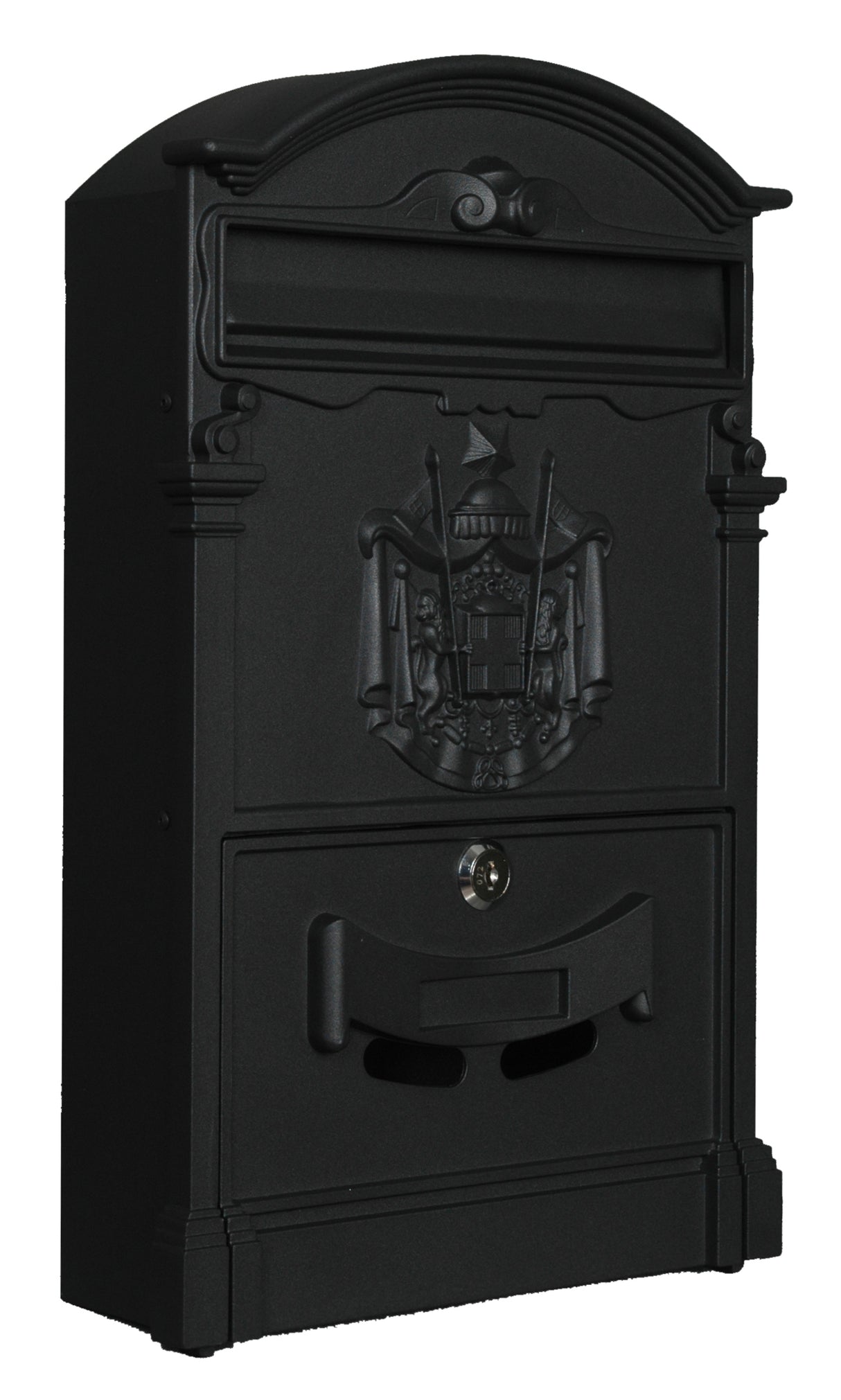 Cassetta postale regia posta all 26x9x41 cm nero