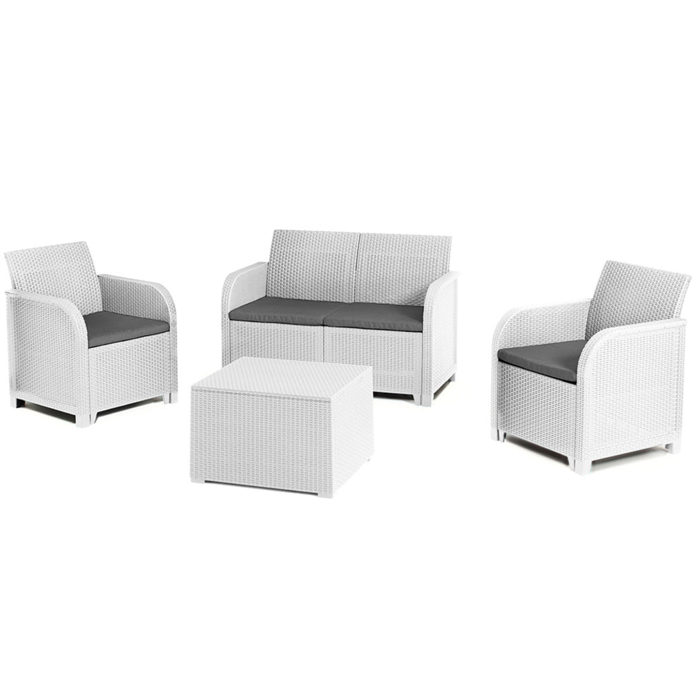 Allibert/keter salotto rosalie bianco