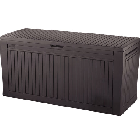 Cassapanca keter comfy eff legno 270 l  brown