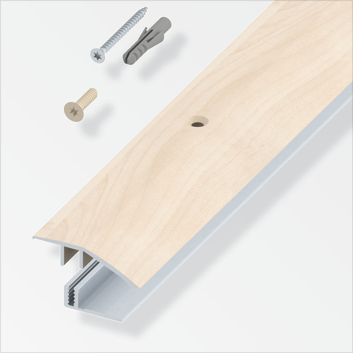 Terminale a scivolo per parquet rovere crema 100 cm