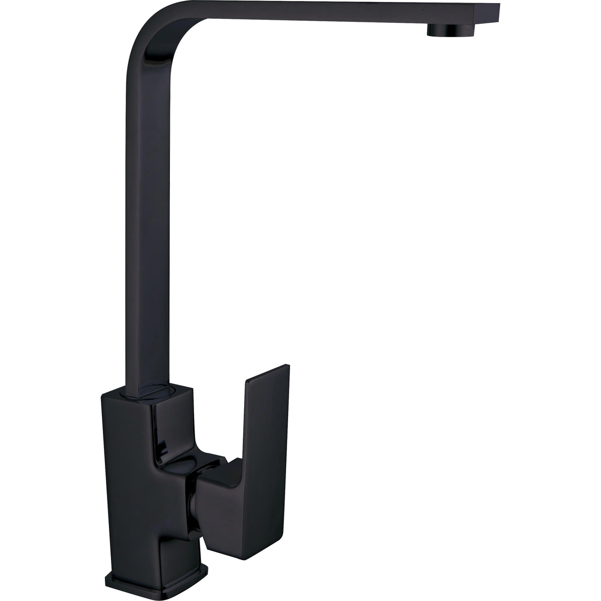 Serie elegant miscelatore lavello canna alta nero opaco