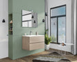 Mobile bagno new splash  80 sosp. rovere grigio