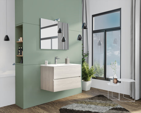 Mobile bagno new splash  80 sosp. rovere fumo