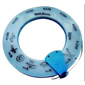 Nastro fascetta inox 9 mm rotolo 25 m