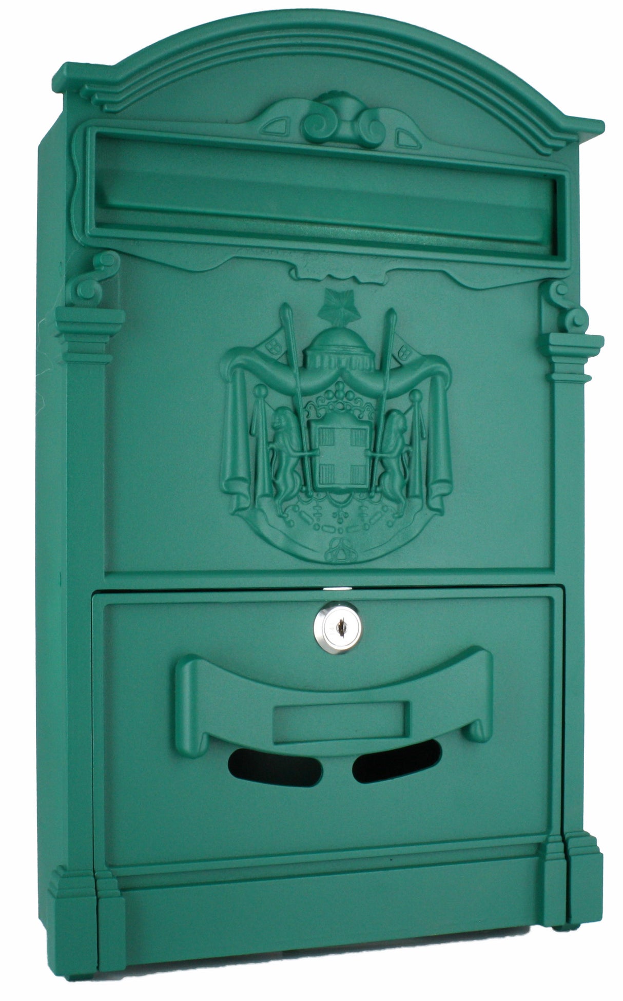 Cassetta postale regia posta all 26x9x41 cm verde