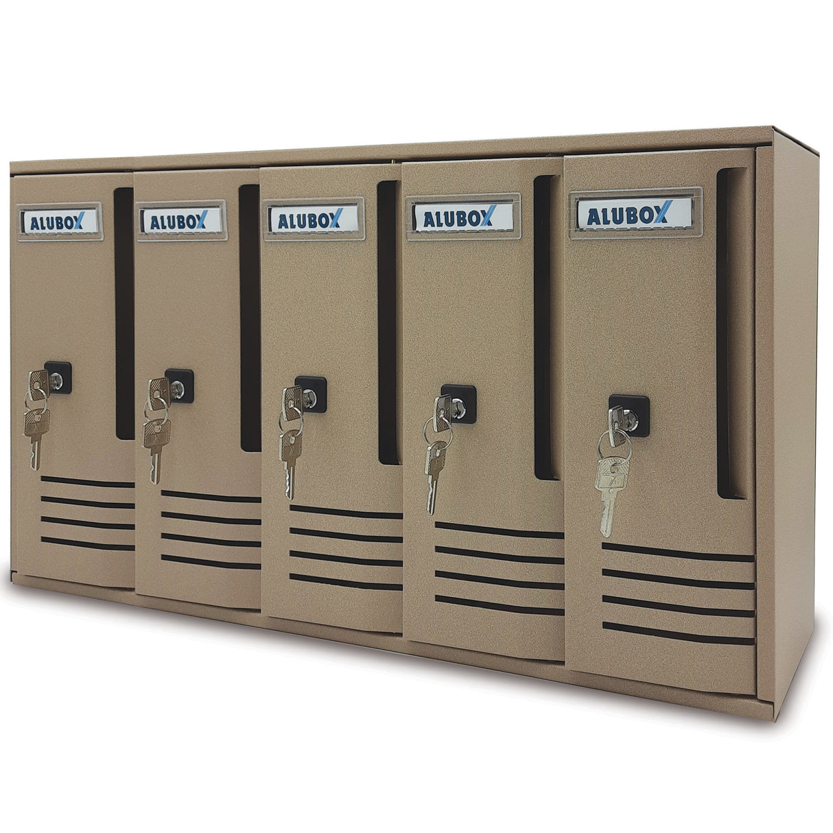 Cassetta postale alubox cubo c5 52x17,5x30 sabbia