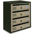 Cassetta postale alubox cubo/r 4 38,5x25x43 sabbia