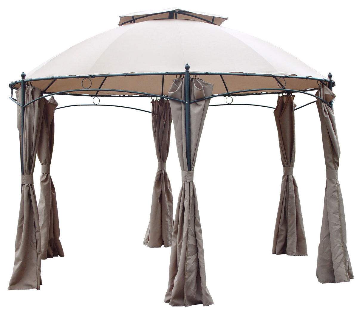 Gazebo in acciaio gotic esagonale d 350 cm