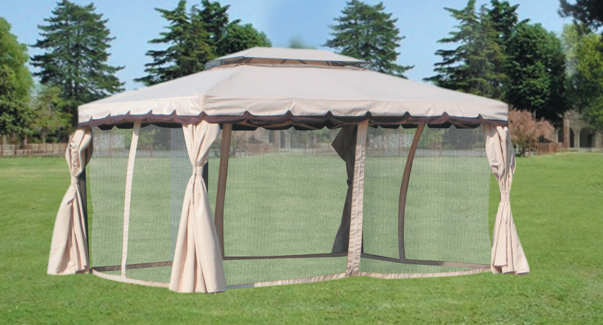 Set 4 teli moschiera per gazebo adventure 3x4 m