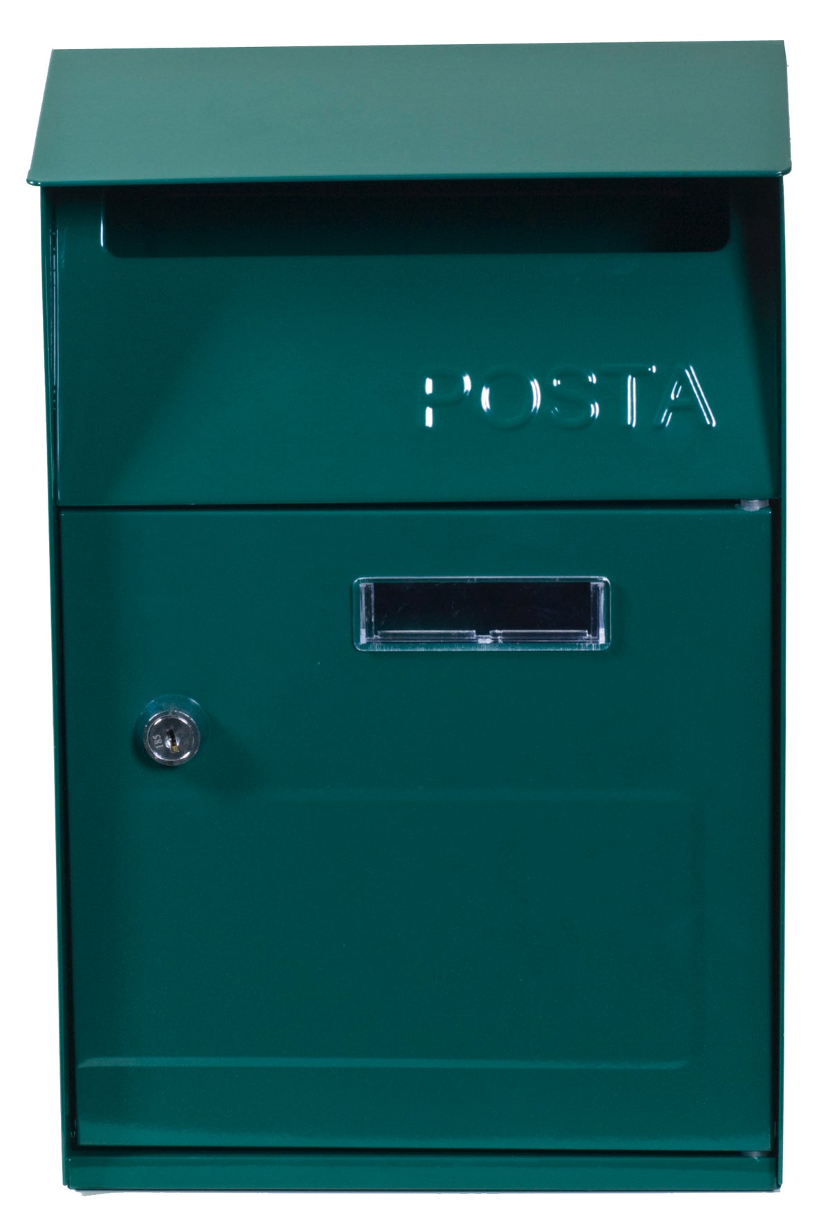 Cassetta postale acciaio 21x9x32,5 cm esterno verde