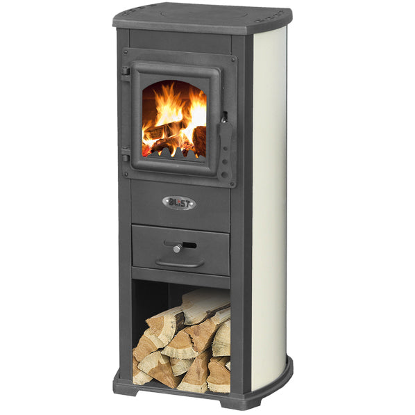 Stufa a legna ekonomik lux beige