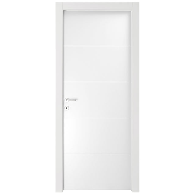 Porta righe 210x80 cm laccato bianco
