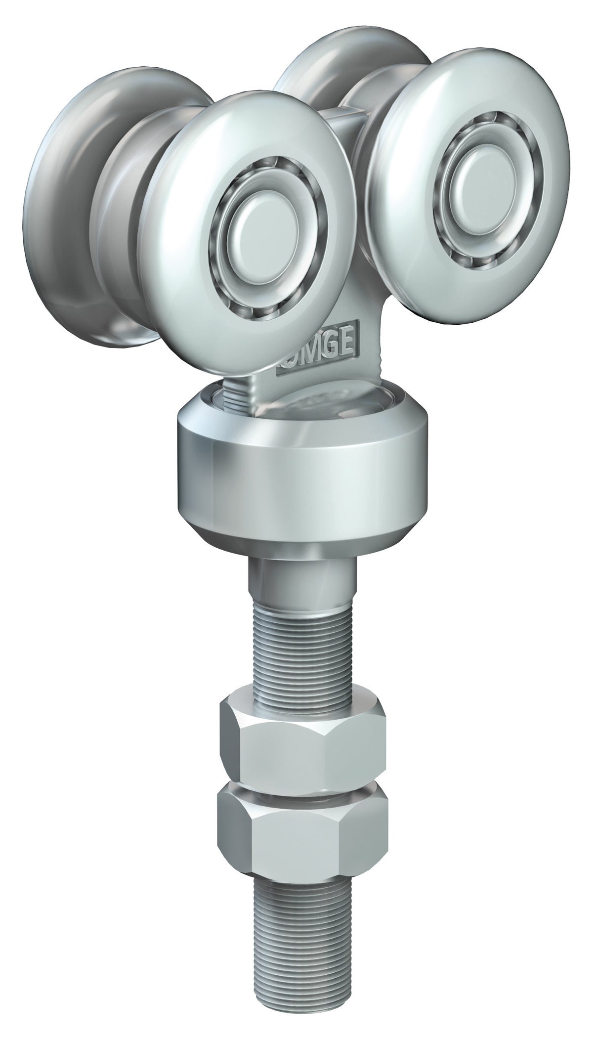 Omge 263 carrello a 4 ruote d 55 perno gir p 380 kg