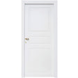 Porta bugna 210x70 cm laccato bianco