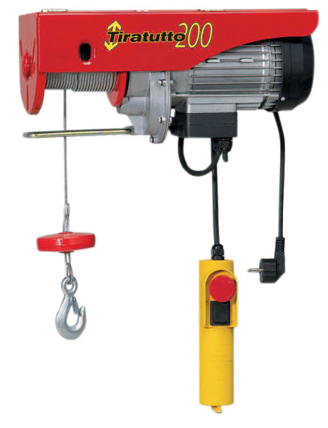 Paranco elettrico leuropea 200 kg cavo 18 m
