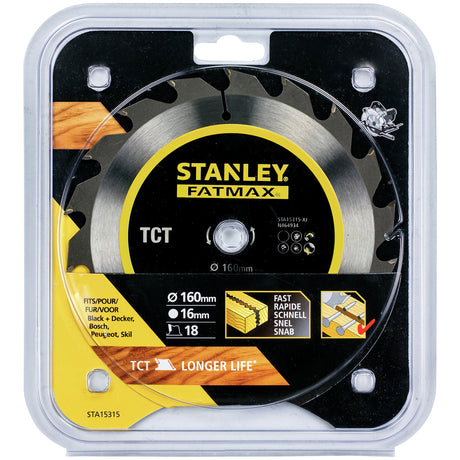 Piranha stanley sta15315 (x15315) lama circolare hi-tech tct mm.160