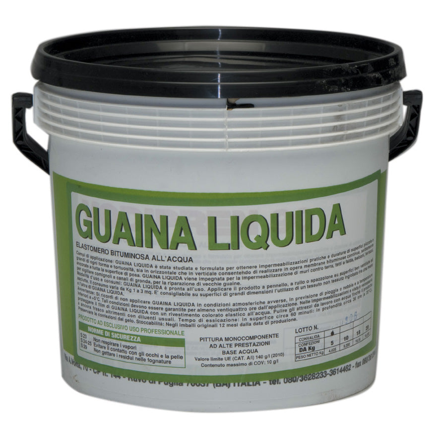 Guaina liquida bituminosa nera 18 kg