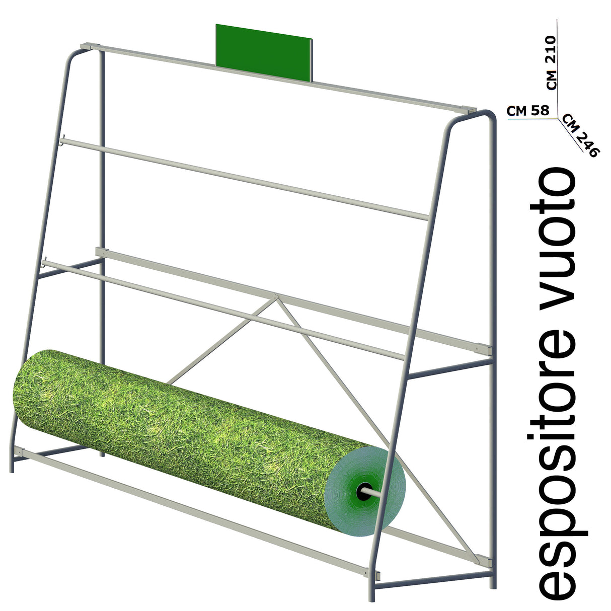 Espositore bobine prato