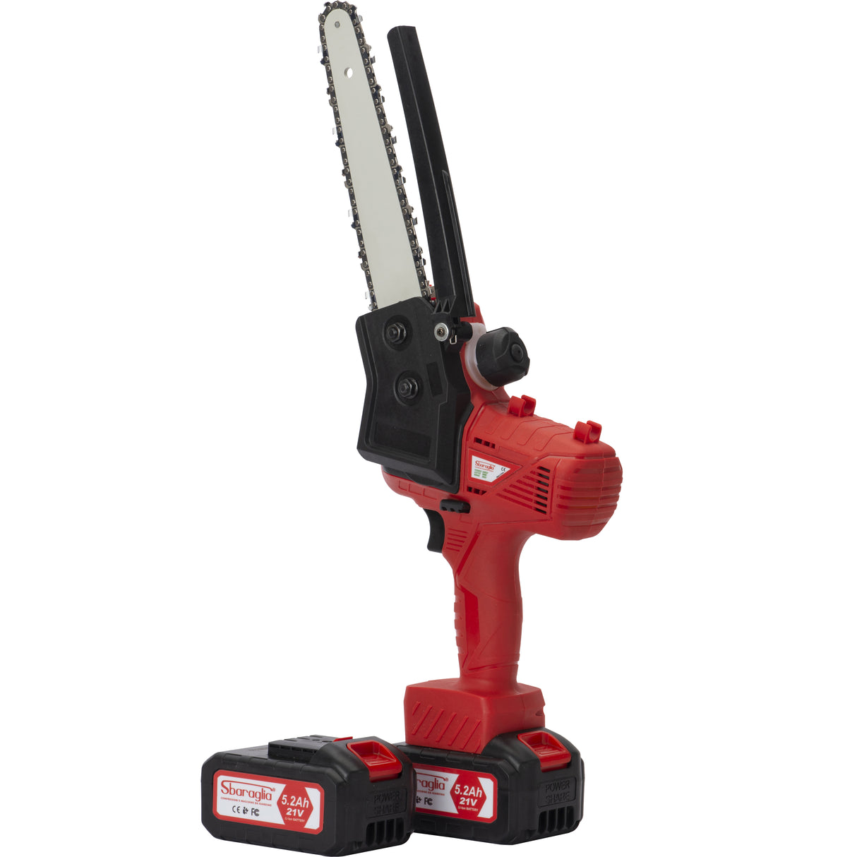 Elettrosega a batteria sbaraglia 21v 5,2ah 2 batt a3026
