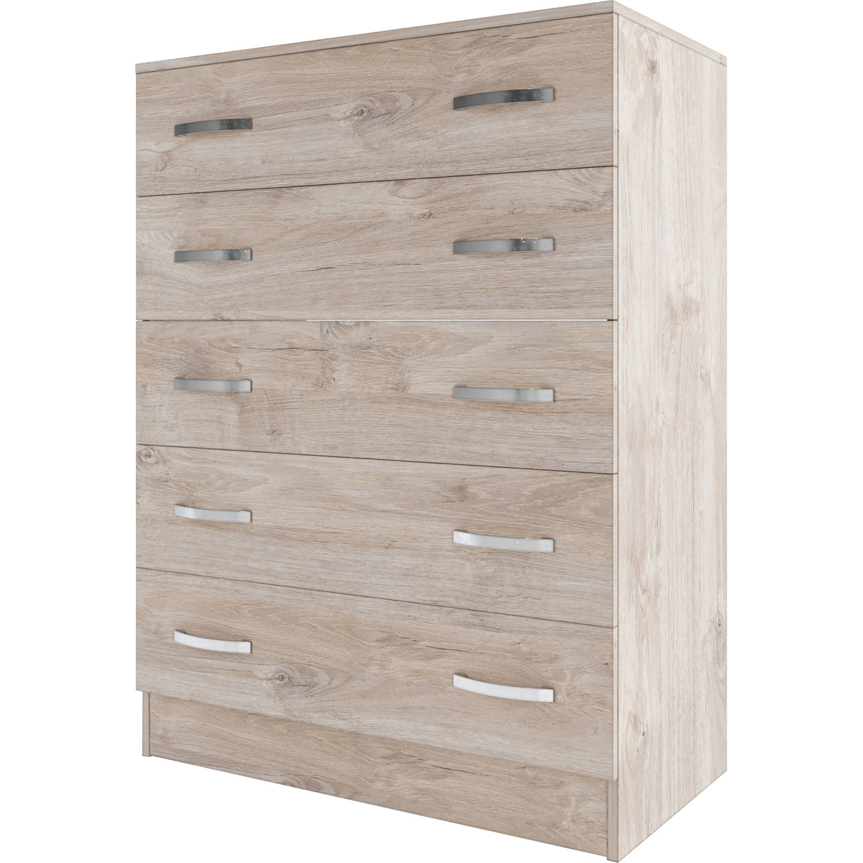 Kit cassettiera 5 cassetti 111x45x80 rovere vintage k360