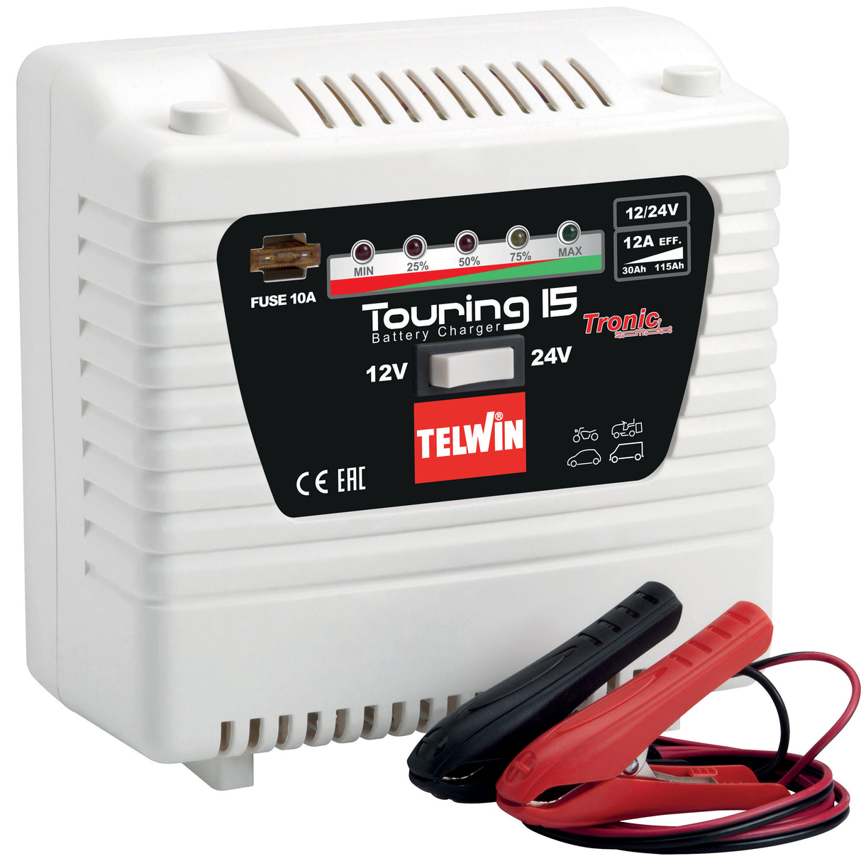 Caricabatteria touring 15 12/24v