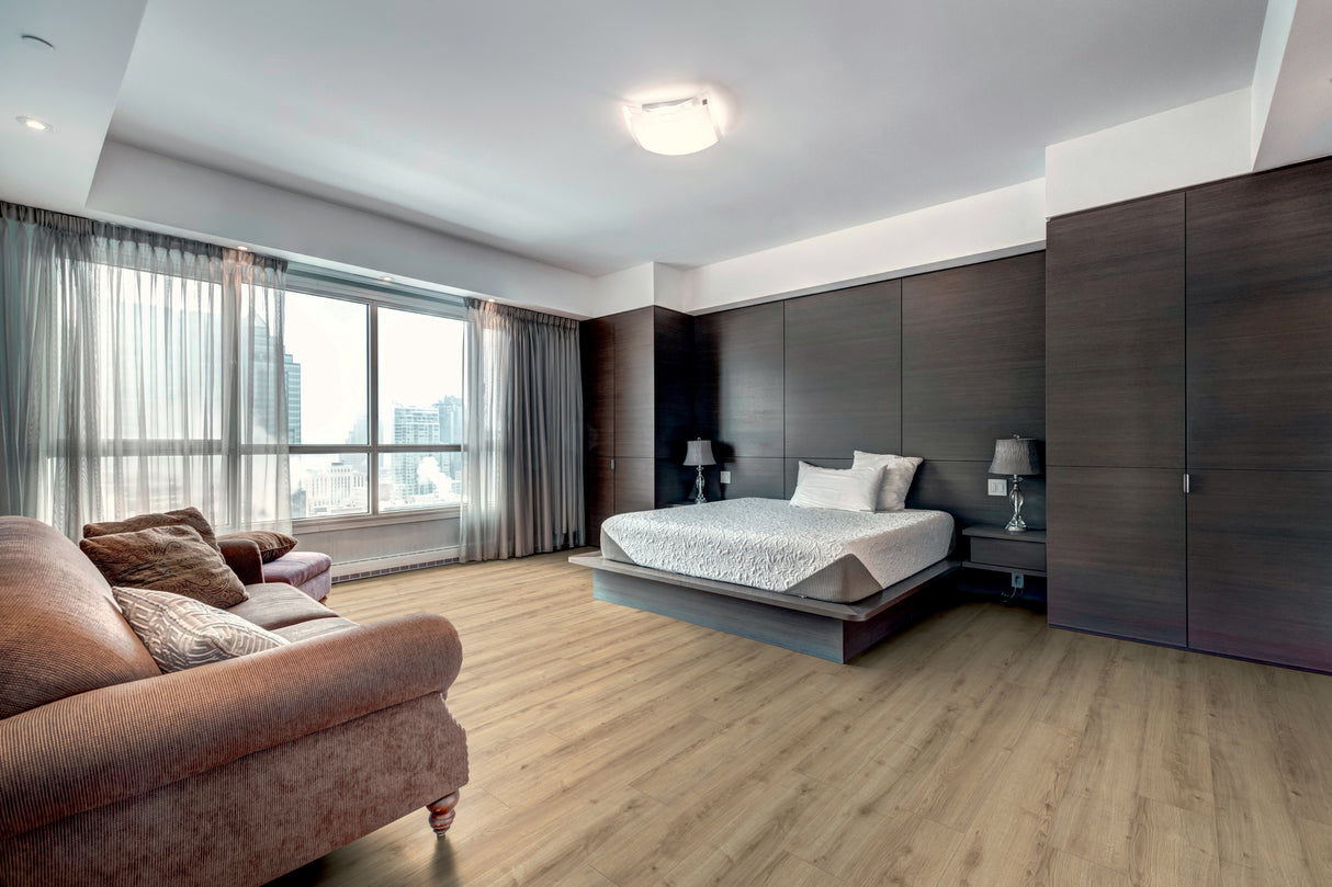 Parquet laminato 8 mm idrofugo rov. platino 2,13 mq