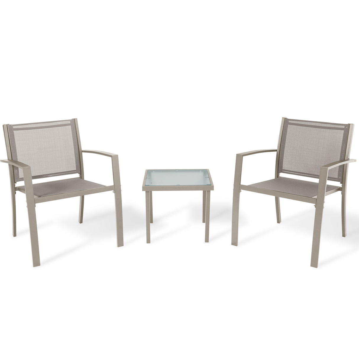 Salotto havana 3 pz  acciaio marrone