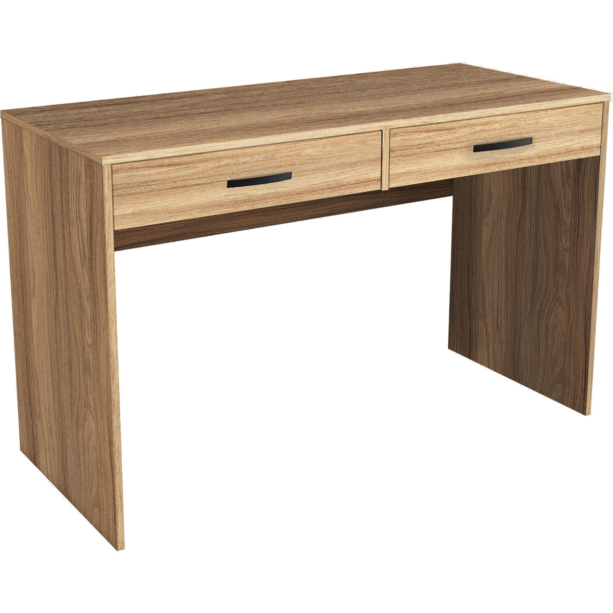 Kit scrivania 2 cassetti 117x50x73,5 cm rovere barly