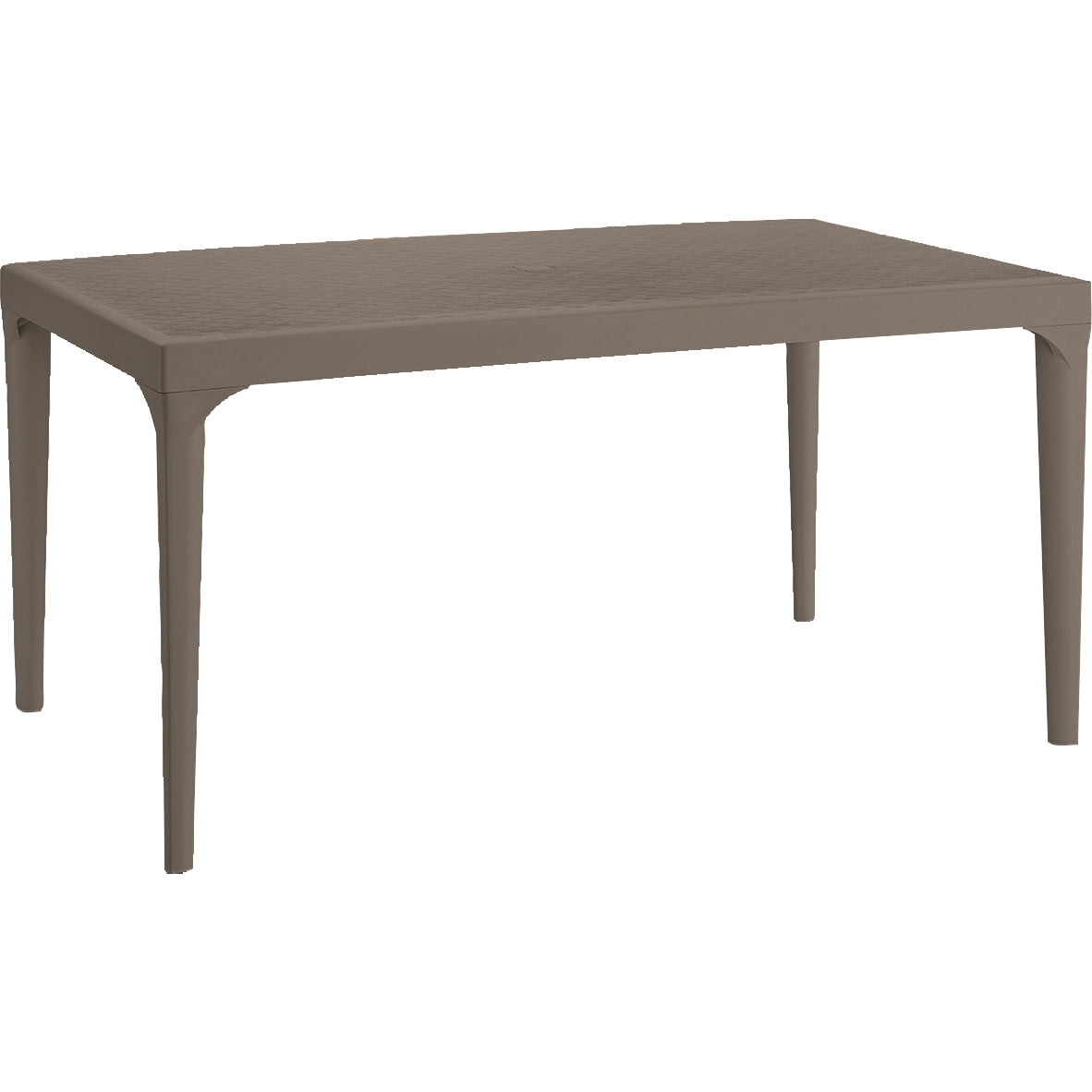 Tavolo resina oslo 150x90xh74 cm tortora