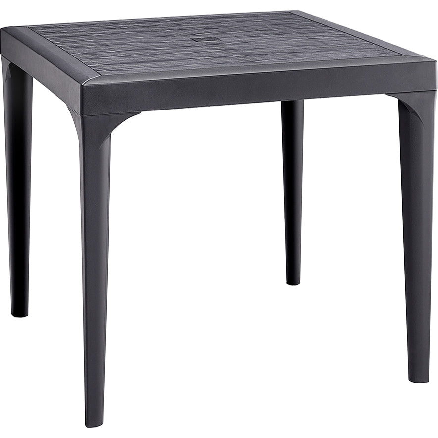 Tavolo resina malmo 80x80xh74 cm antracite