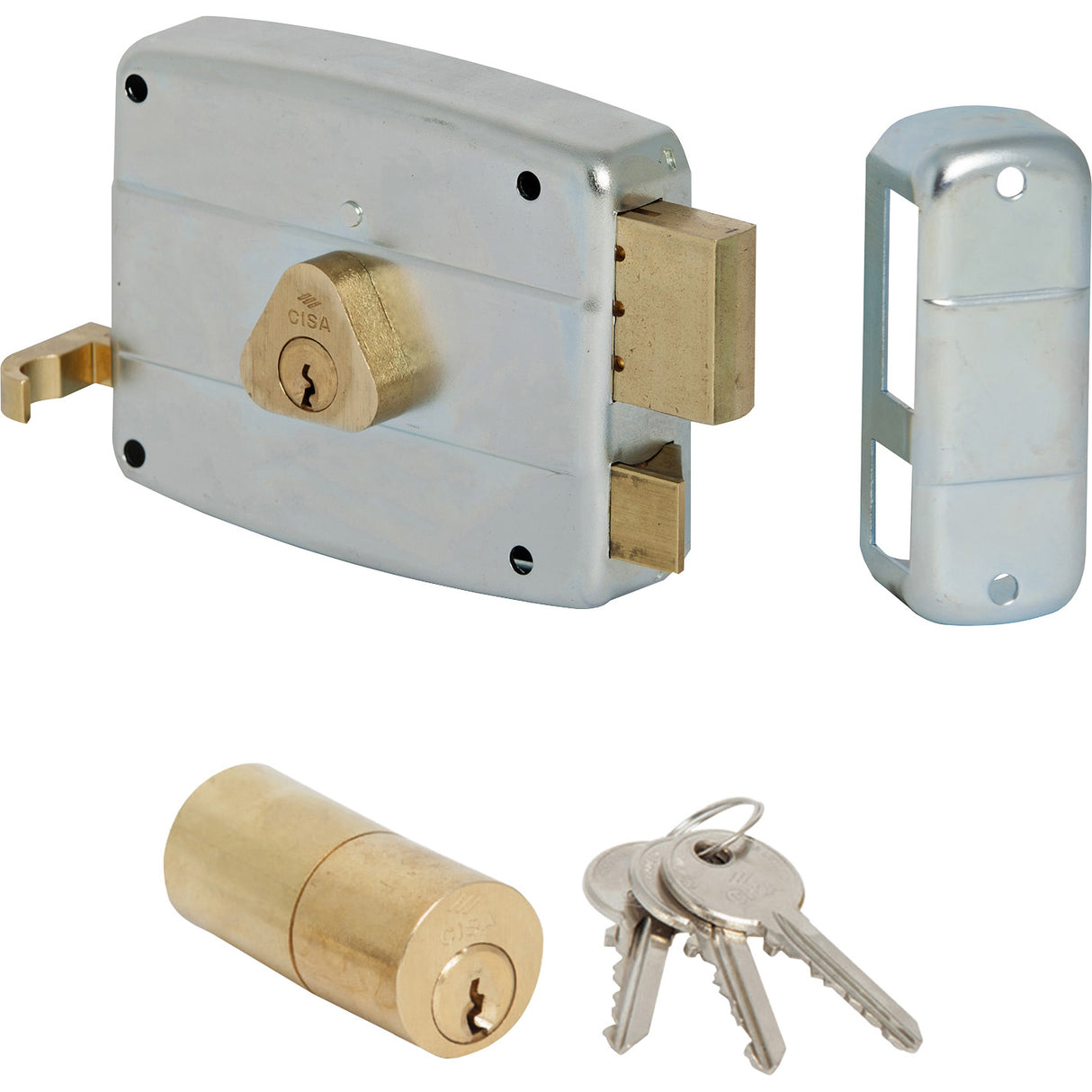 Cisa 50521 70 mm sx serratura appl. ferro
