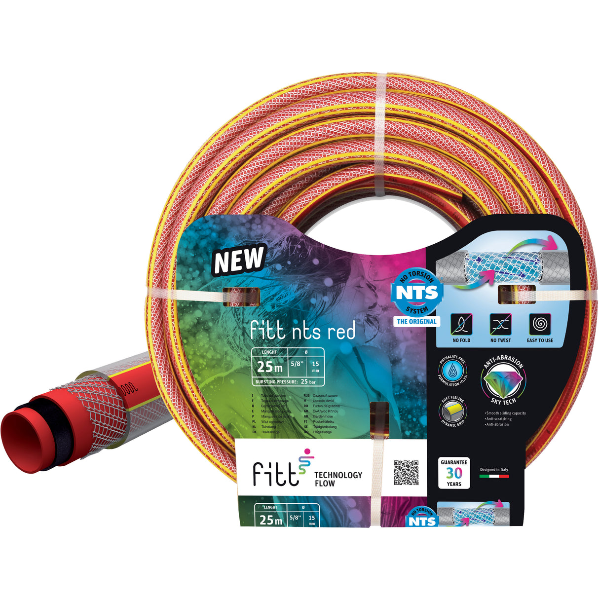 Tubo magliato nts red 1 da 25 m