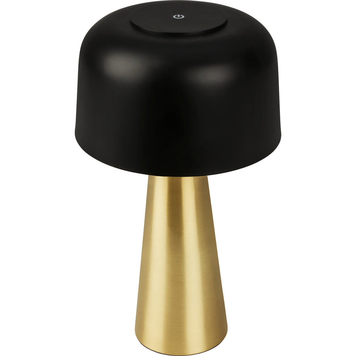 Lampada da tavolo bt10005 batt ricaric nero/oro