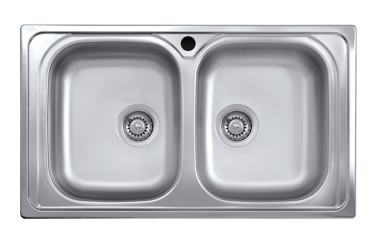 Kit lavello eco incasso 86x50 2 vasche